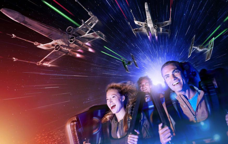 Attrazione Star Wars Hyperspace Mountain a Discoveryland Disneyland Paris