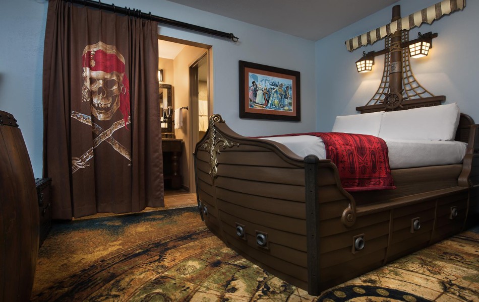 Disney's Caribbean Beach Resort bedroom