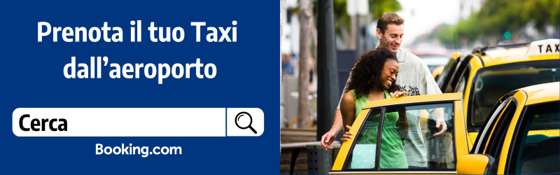 Prenota un taxi da e per l'aeroporto con Booking.com