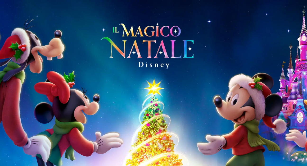 Personaggi Disney e il Magico Natale a Disneyland Paris