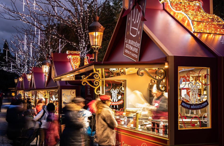 Hiver Gourmand a Disneyland Paris con chalet gastronomici