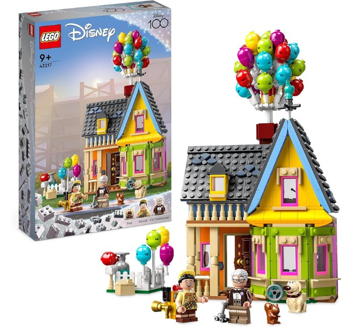 Casa di Up LEGO con palloncini e personaggi