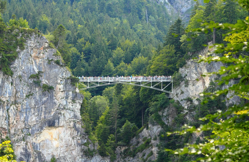 Marienbrücke: il ponte pedonale sospeso sopra la Gola di Pöllat