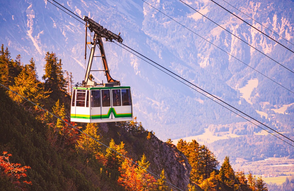 Funivia fino al monte Tegelberg